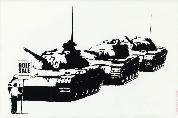 a black and white drawing of a couple of tanks