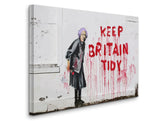 BANKSY Keep Britain Tidy Fine Art Paper or Canvas Print Reproduction (Landscape)