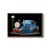 a painting of a thomas the train engine