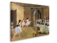 a painting of a group of people in a room